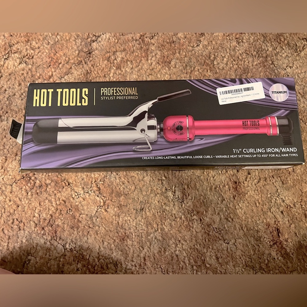 🎀  Hot tools 1 1/2 inch curling iron